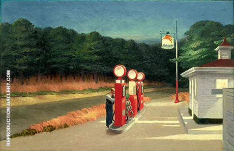 Gas 1940 By Edward Hopper