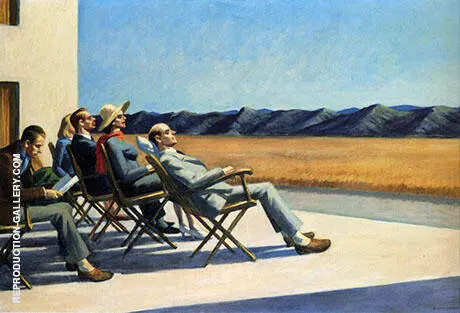 People in the Sun By Edward Hopper