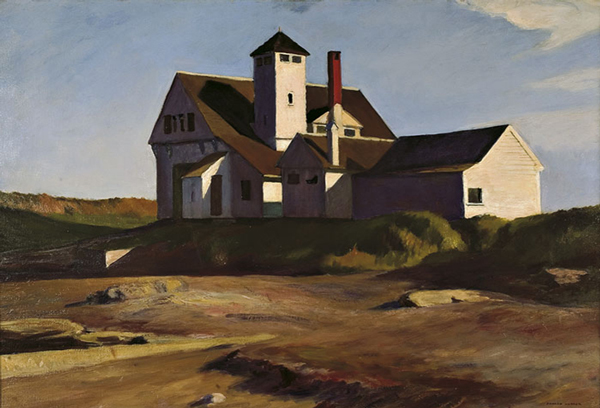 Coast Guard Station by Edward Hopper | Oil Painting Reproduction