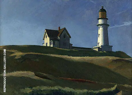 Light House Hill By Edward Hopper