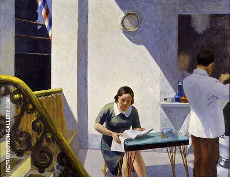 The Barber Shop 1931 By Edward Hopper