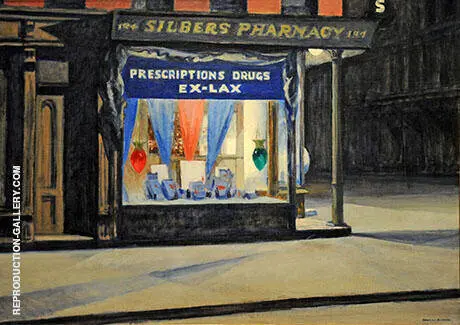 Drug Store 1927 By Edward Hopper