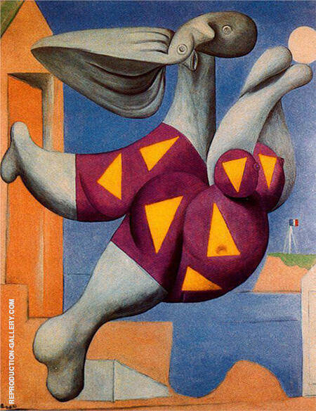 Bather with Beach Ball 1932 by Pablo Picasso | Oil Painting Reproduction