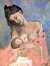 Maternity 1909 By Pablo Picasso