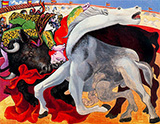 Bullfight Death of the Toreador 1933 By Pablo Picasso