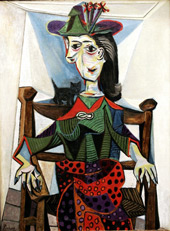 Dora Maar au Chat 1941 By Pablo Picasso