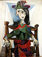 Dora Maar au Chat 1941 By Pablo Picasso