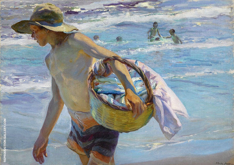 Fisherman in Valencia 1904 by Joaquin Sorolla | Oil Painting Reproduction