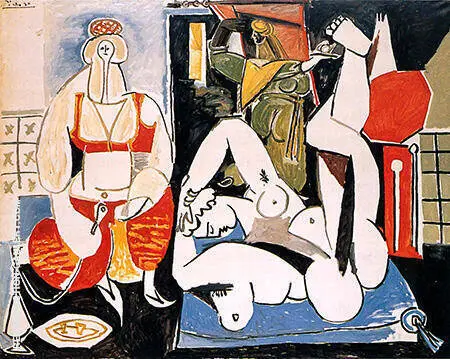 Women of Algiers I 1955 By Pablo Picasso