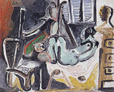 Painter and his Model 1968 By Pablo Picasso