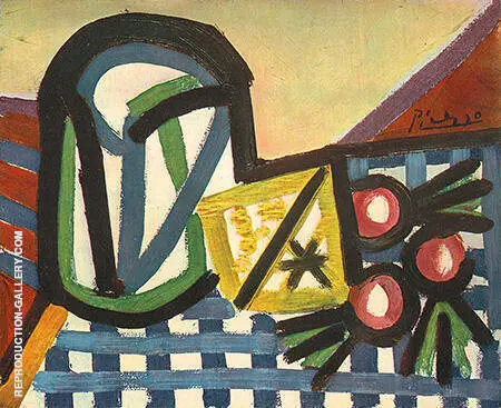 Glass and Fruit 1944 By Pablo Picasso