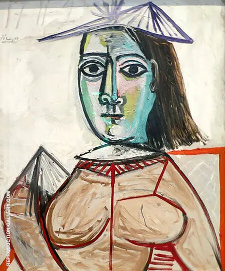 Woman with Black Eyes 1941 By Pablo Picasso