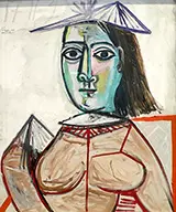 Woman with Black Eyes 1941 By Pablo Picasso