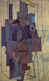 Man Before a Fireplace 1916 By Pablo Picasso