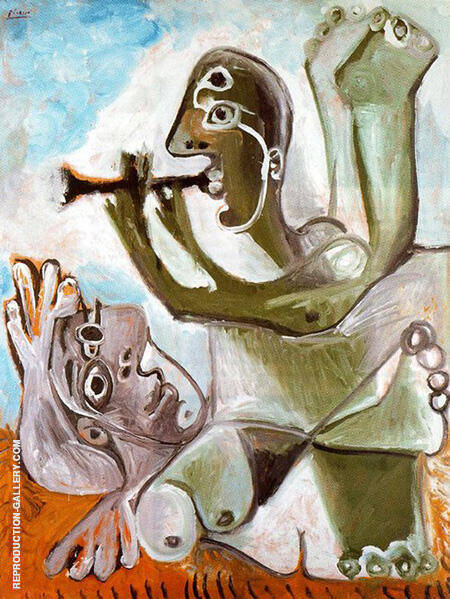 Laubade 1967 by Pablo Picasso | Oil Painting Reproduction