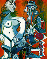 Nude and Smoker 1968 By Pablo Picasso
