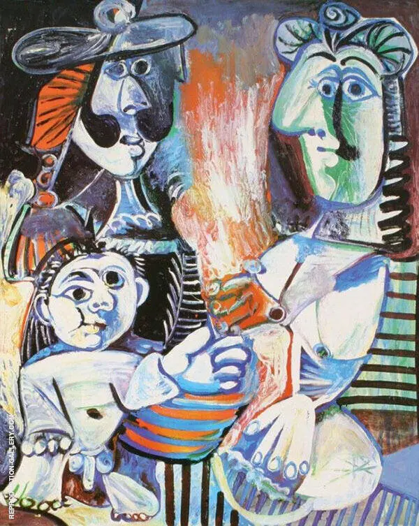 The Family 1970 By Pablo Picasso