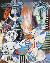 The Family 1970 By Pablo Picasso