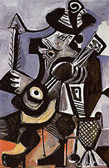 Musician with Guitar 1972 By Pablo Picasso