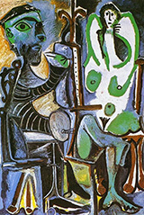 The Painter and His Model 1963 By Pablo Picasso