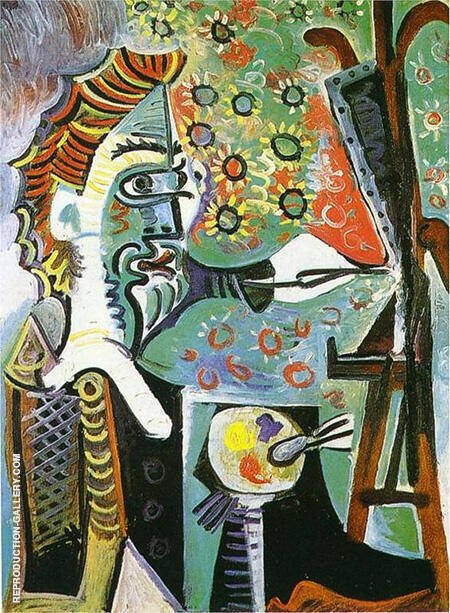 The Artist 1963 by Pablo Picasso | Oil Painting Reproduction