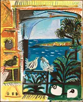 The Pigeons 1957 By Pablo Picasso