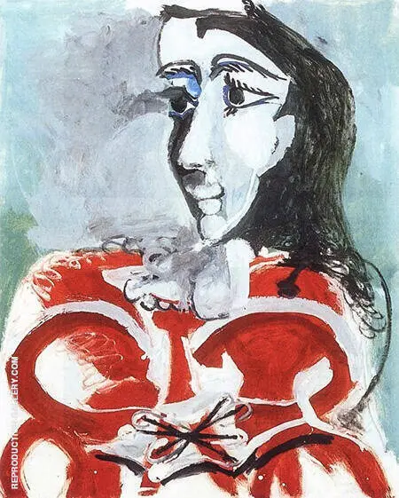 Portrait of Jacqueline 1965 By Pablo Picasso