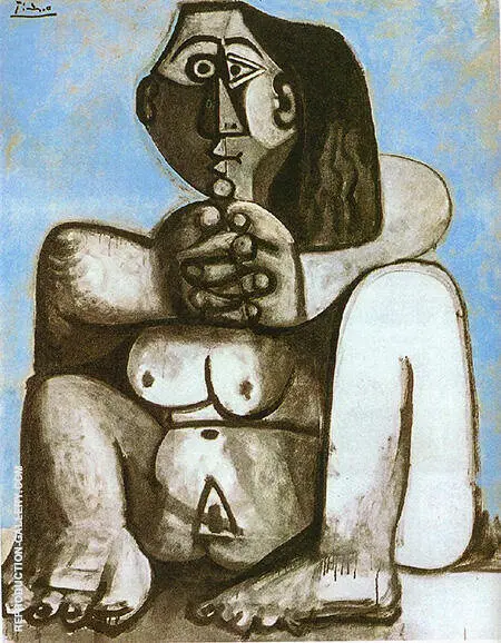 Seated Nude 1959 By Pablo Picasso