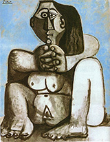 Seated Nude 1959 By Pablo Picasso
