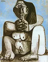 Seated Nude 1959 By Pablo Picasso