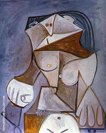 Seated Nude B 1959 By Pablo Picasso
