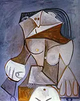 Seated Nude B 1959 By Pablo Picasso