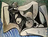 Reclining Nude 1960 By Pablo Picasso