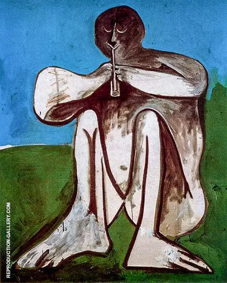 Flute Player 1962 By Pablo Picasso
