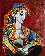 Jacqueline in Turkish Costume 1953 By Pablo Picasso