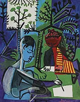 Claude and Paloma Drawing 1954 By Pablo Picasso