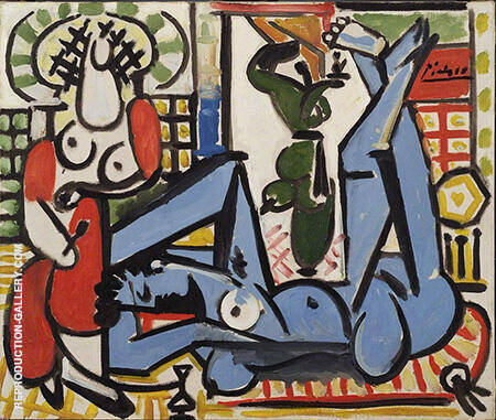 Women of Algiers 1955 by Pablo Picasso | Oil Painting Reproduction