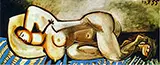 Great Reclining Nude with Crossed Arms2 1955 By Pablo Picasso