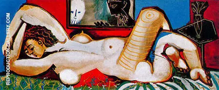 Great Reclining Nude The Voyeurs 1955 By Pablo Picasso