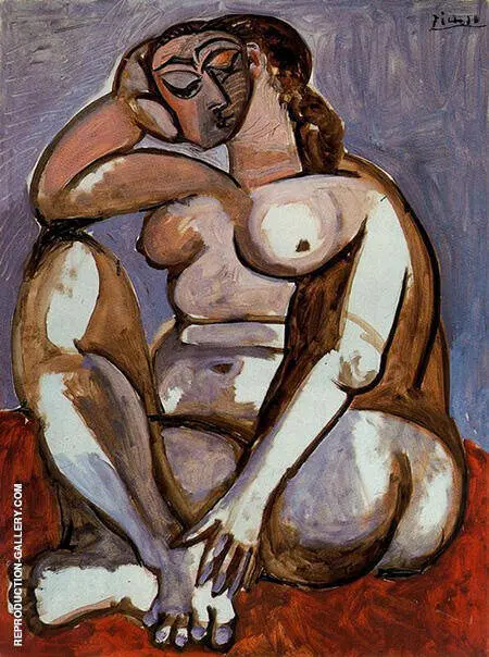 Seated Nude 1956 By Pablo Picasso