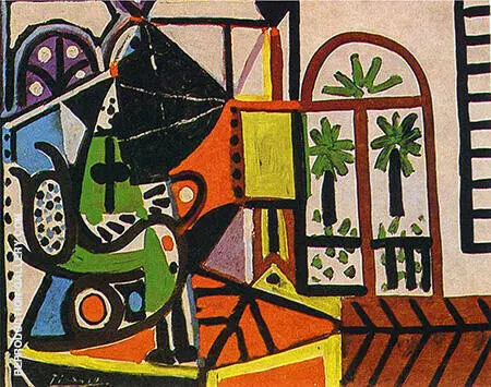 Woman in the Studio 1956 By Pablo Picasso