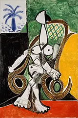 Nude in a Rocking Chair 1956 By Pablo Picasso