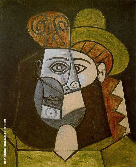Head of a Woman 1947 By Pablo Picasso