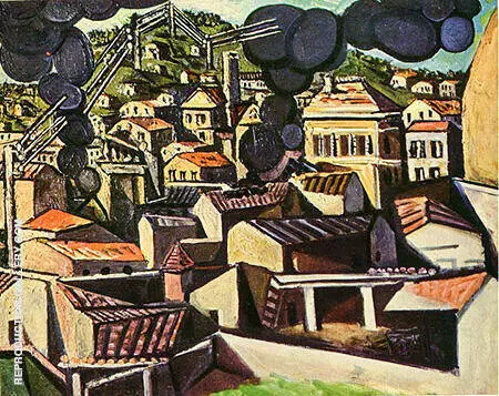 Smoke Clouds at Vallauris 1951 By Pablo Picasso