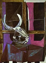 Still Life with Steers Skull 1942 By Pablo Picasso
