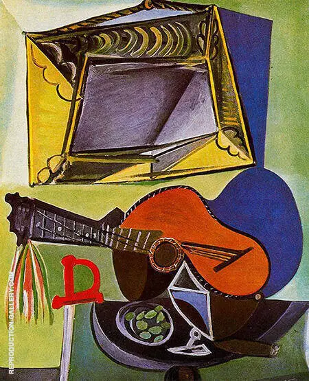 Still Life with Guitar 1942 By Pablo Picasso