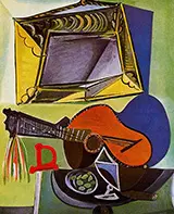 Still Life with Guitar 1942 By Pablo Picasso