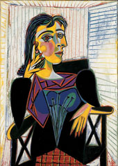 Portrait of Dora Maar Seated 1937 By Pablo Picasso