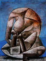 Great Bather with Book 1937 By Pablo Picasso