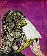 Weeping Woman 1937 By Pablo Picasso